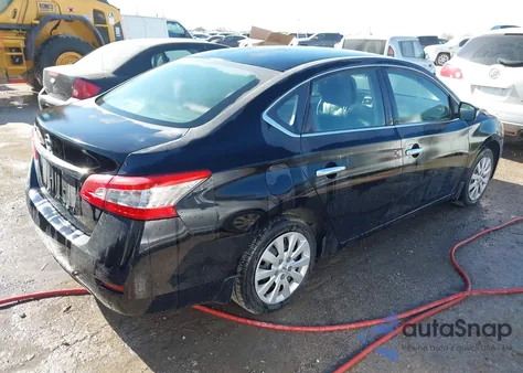 2015 Nissan Sentra S from USA, damaged, VIN 3N1AB7AP6FY376528